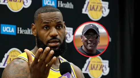 LeBron James y Michael Jordan.