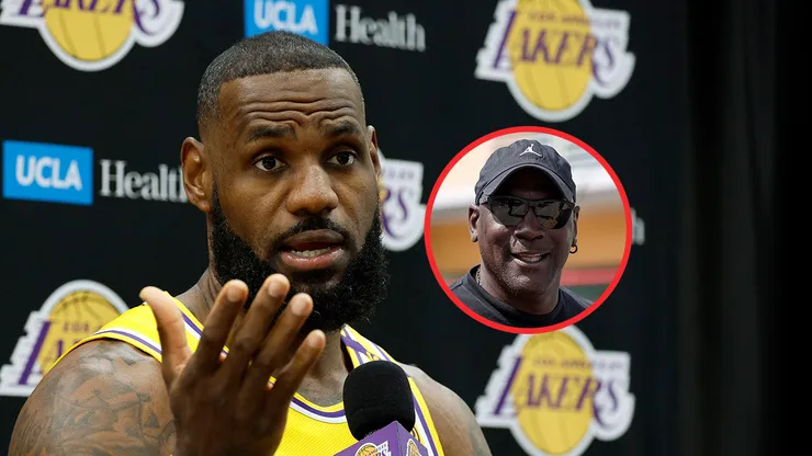 LeBron James y Michael Jordan.