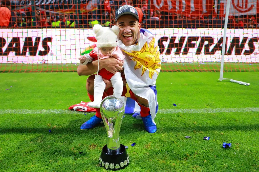 Federico Pereira campeón con Toluca (Getty Images)