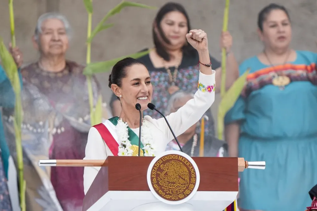 Claudia Sheinbaum y un hecho histórico para la Copa del Mundo de la FIFA. [Foto: Getty Images]