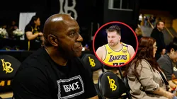 Magic Johnson y Luka Doncic.