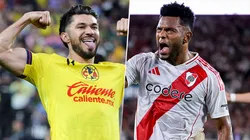 Henry Martin y Miguel Borja, los goleadores de América y River.