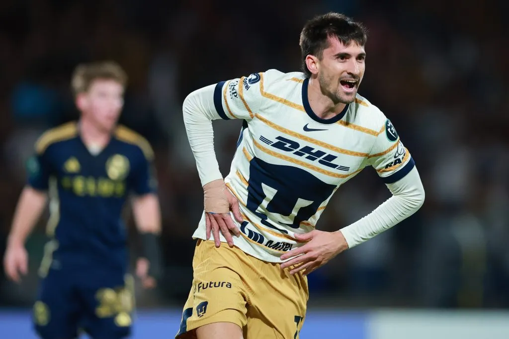 Ignacio Pussetto manifestó su deseo de seguir en Pumas (Getty Images)