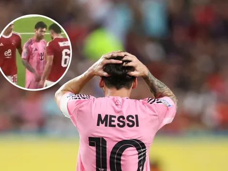 La agresión de Lionel Messi a un jugador del Al Ahly en el Mundial de Clubes