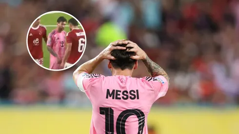 Lionel Messi se cruzó con un futbolista del Al Ahly