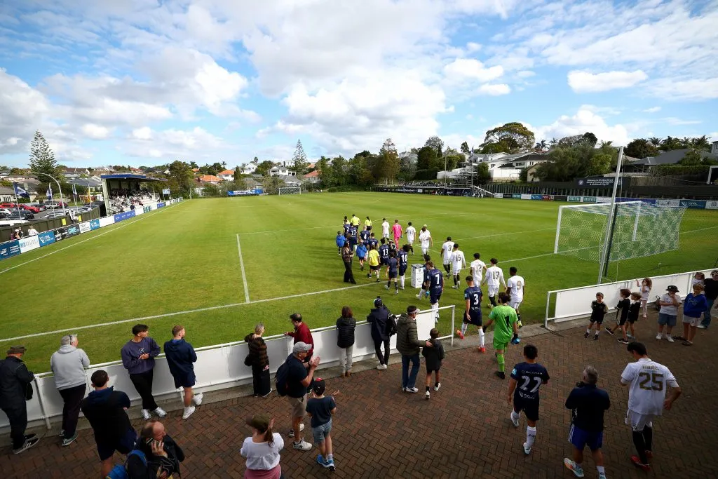 Freyberg Field, el estadio con capacidad para 5000 aficionados donde juega Auckland City (Getty Images)