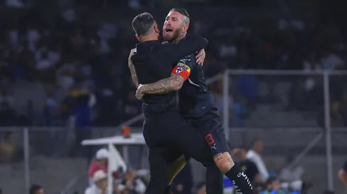 Martín Demichelis y Sergio Ramos en Rayados