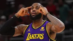 LeBron James, estrella de Los Angeles Lakers NBA.