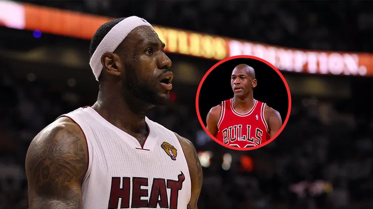 LeBron James y Michael Jordan.