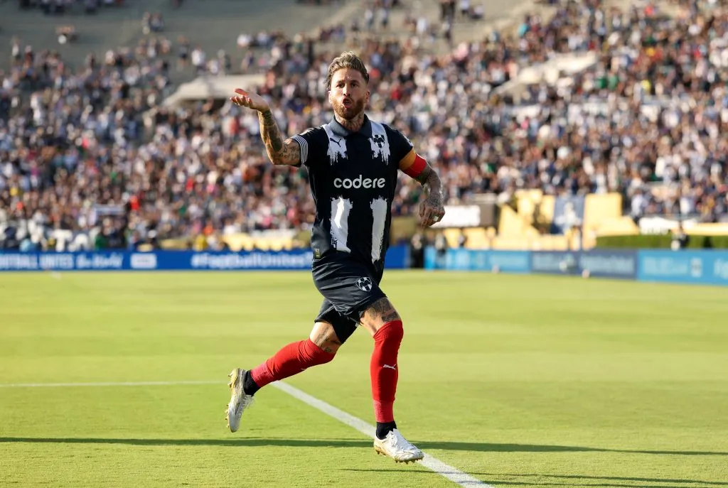 Ramos anotó el 1-1 en el empate de Rayados ante Inter. (Getty IMages)