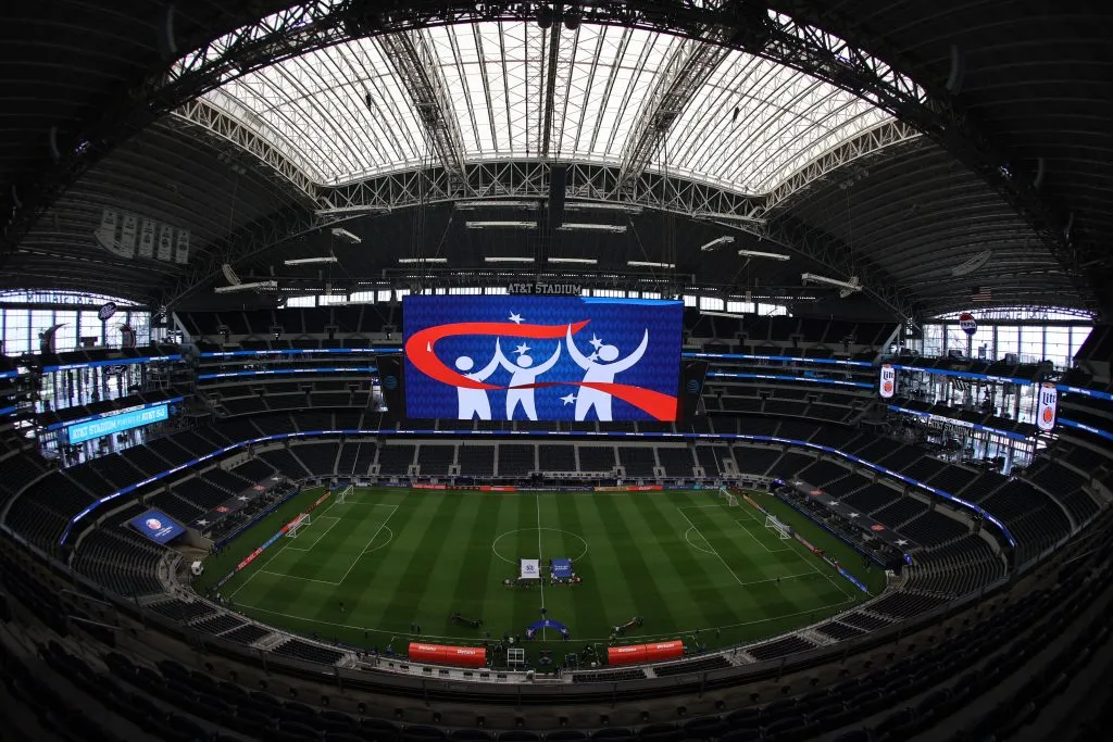 El AT&amp;T Stadium de Arlington, sede de México vs. Surinam [Foto: Getty]