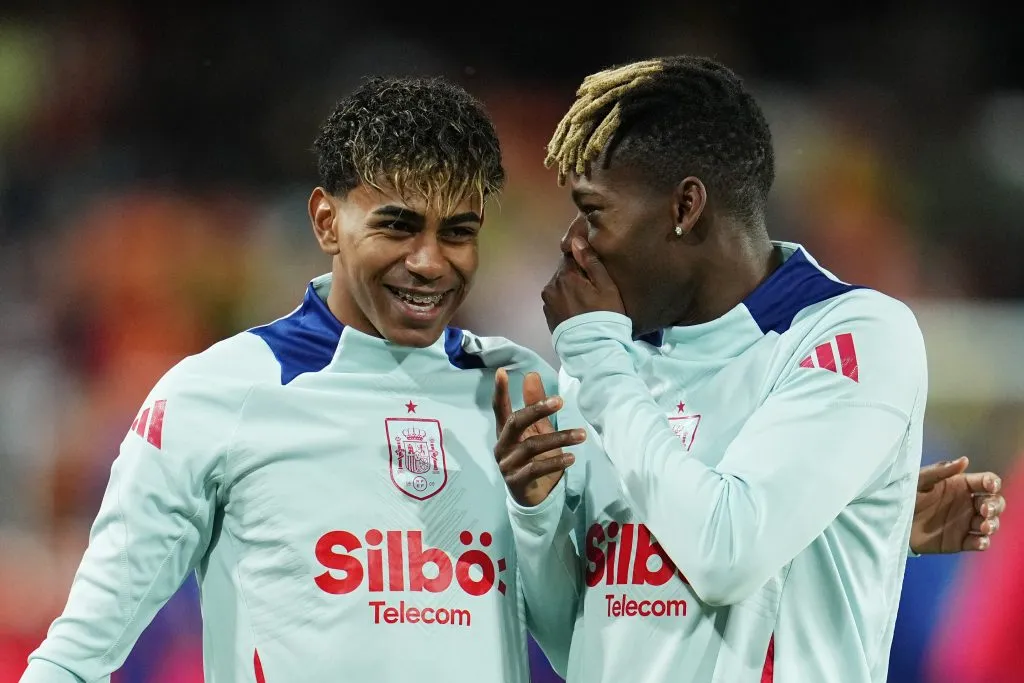 Nico Williams y Lamine Yamal son amigos (Getty Images)