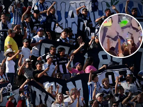 El cántico de la afición de Rayados a River Plate en la previa al juego