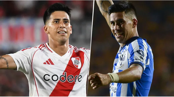 Maxi Meza, jugador de River con pasado en Rayados.