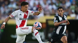 Maxi Meza y un partido discreto ante Monterrey.