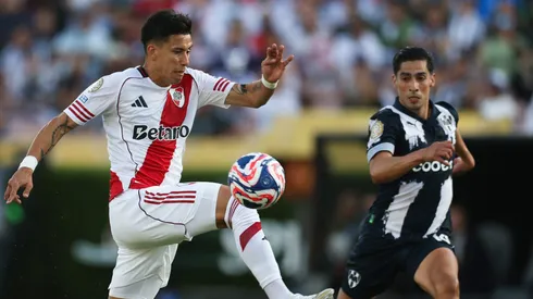 Maxi Meza y un partido discreto ante Monterrey.