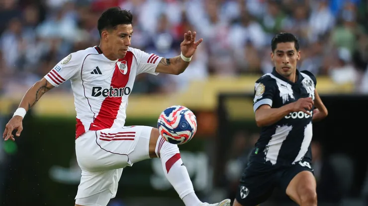 Maxi Meza y un partido discreto ante Monterrey.