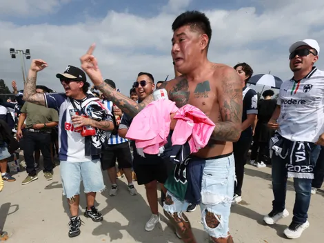 Aficionados de Rayados y River se enfrentaron a golpes fuera del Rose Bowl