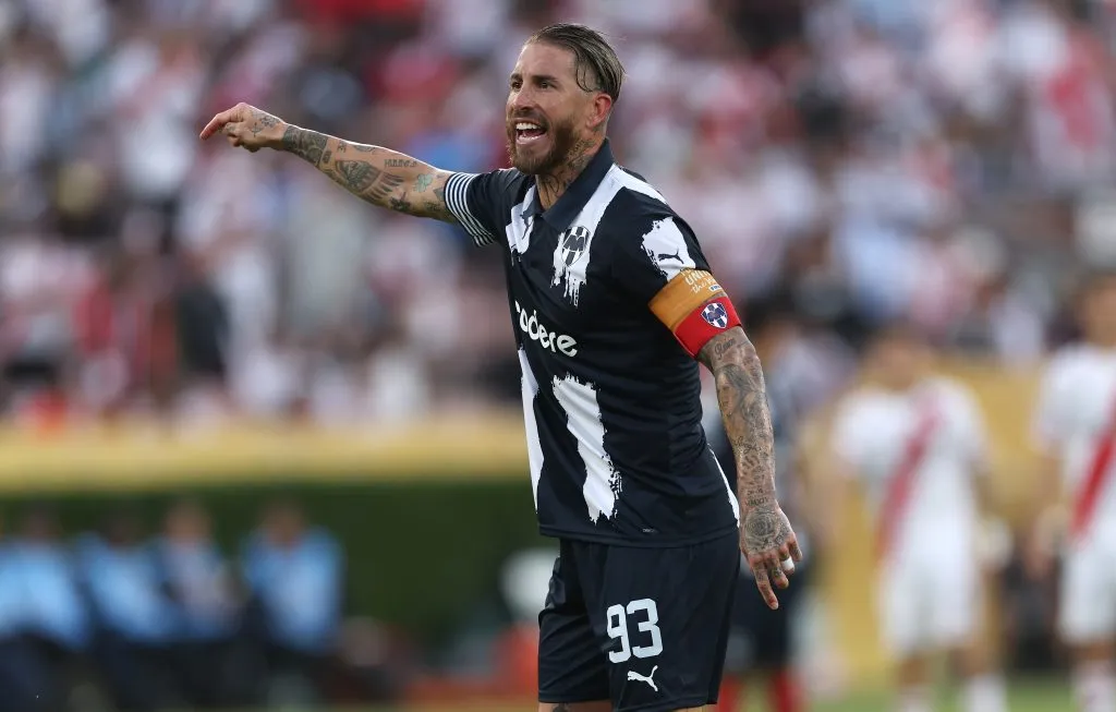 Sergio Ramos en el partido ante River Plate (Getty Images)