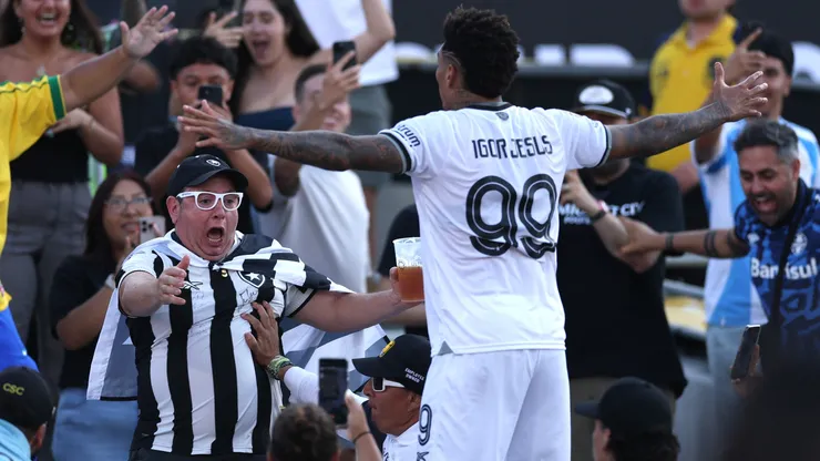 Igor Jesús anotó el gol de la victoria de Botafogo ante PSG.