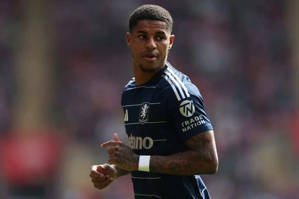 Marcus Rashford con Aston Villa (Getty Images)