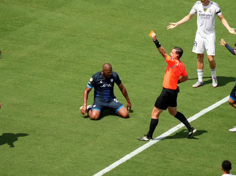 Raúl Asencio se va expulsado en Real Madrid por falta a Salomón Rondón