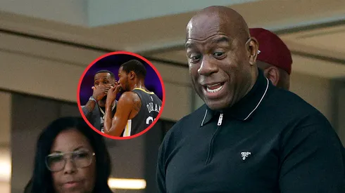 LeBron James, Kevin Durant y Magic Johnson.