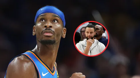 Shai Gilgeous-Alexander y Stephen Curry.