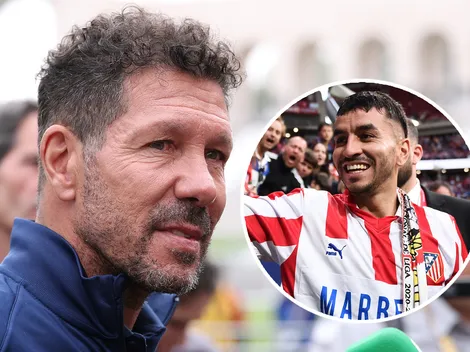 Cholo Simeone se despidió de Ángel Correa y le mandó un mensaje a Tigres UANL