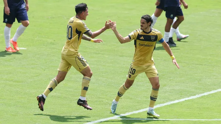 Boca celebra la apertura del marcador en Nashville