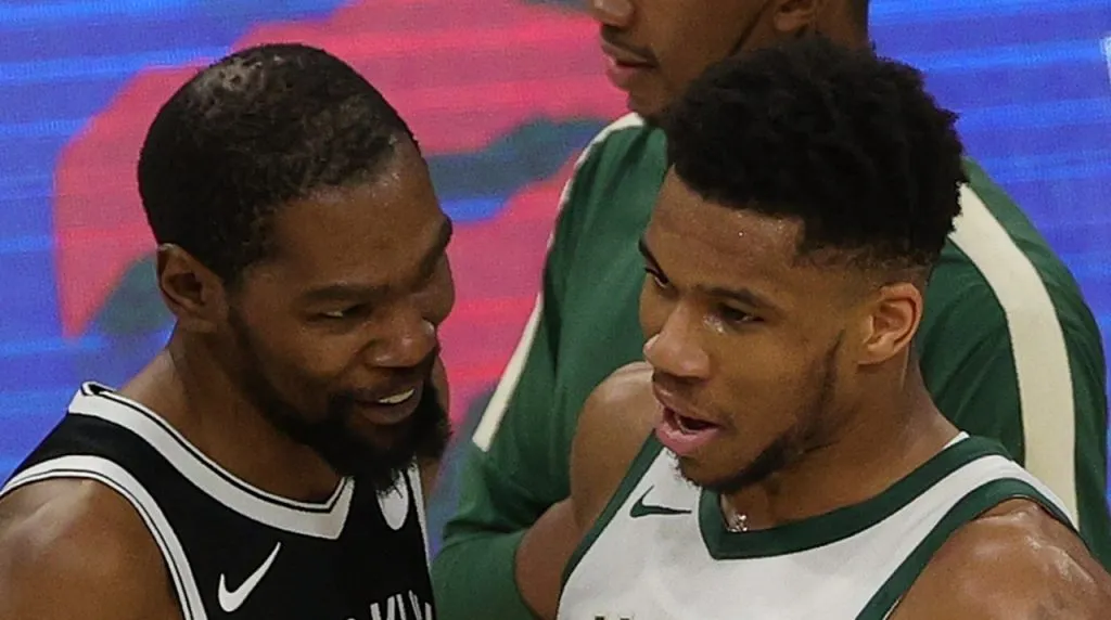 Durant y  Antetokounmpo. (Foto: Getty Images)
