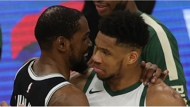 Kevin Durant y Giannis Antetokounmpo.