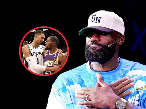 LeBron confesó por qué Wembanyama lo puede retirar de la NBA