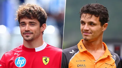 Charles Leclerc y Lando Norris