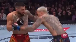 Ilia Topuria noqueó a Charles Oliveira en el primer asalto de UFC 317.