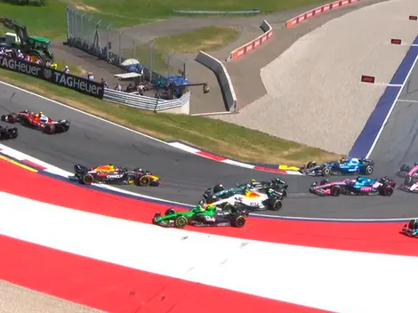 El choque entre Kimi Antonelli y Max Verstappen en el GP de Austria 2025