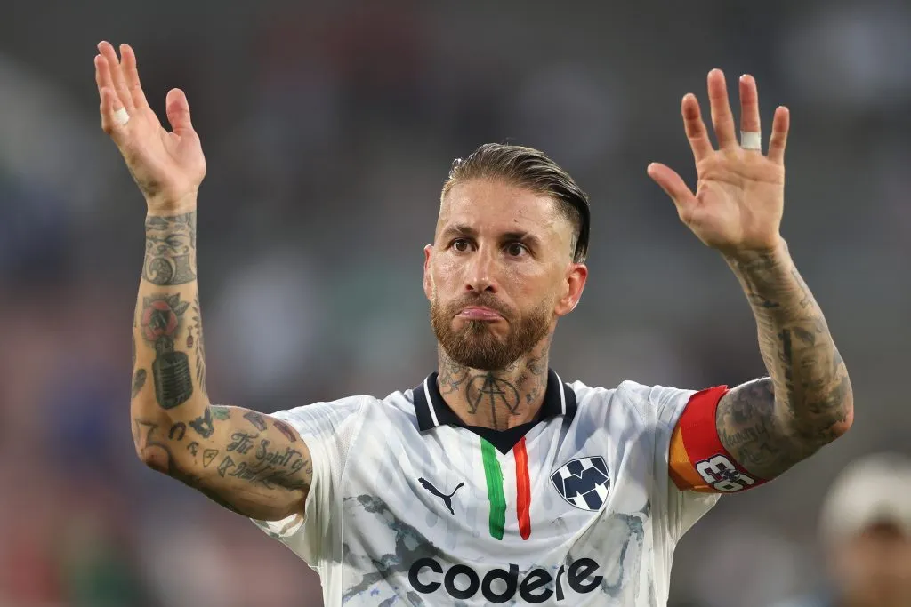 Sergio Ramos, líder y capitán de Rayados de Monterrey (Getty Images)