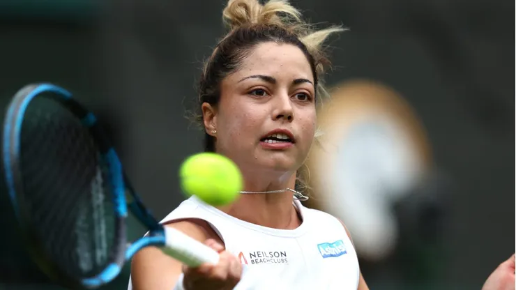 Renata Zarazúa consiguió un importante triunfo en la primera ronda de Wimbledon.