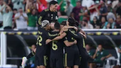 Los jugadores de México, a puro festejo.