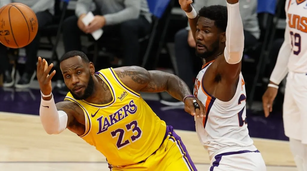 LeBron James Deandre Ayton