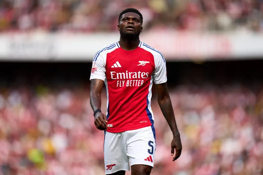 Thomas Partey en un partido con Arsenal (GETTY IMAGES)