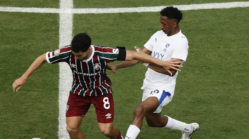 Los jugadores salieron con brazalete negro en el Fluminense vs. Al Hilal