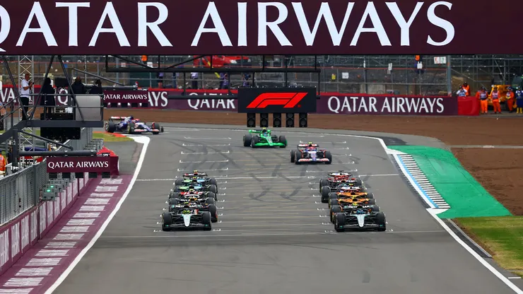 Parrilla de salida de Silverstone