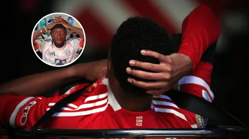 Alphonso Davies reaccionó a la lesión de Jamal Musiala