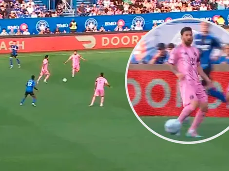 Se ve pocas veces: el osotote inédito de Messi que le costó un gol en contra a Inter Miami