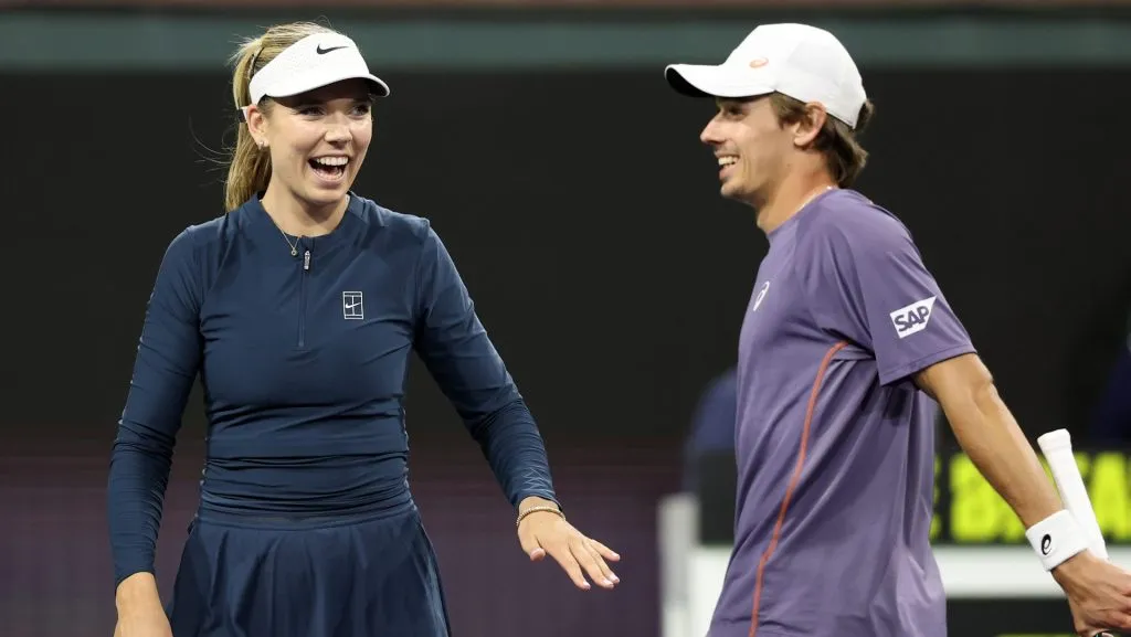Alex de Minaur y Katie Boulter forman una de las parejas más queridas por el circuito. (GETTY IMAGES)