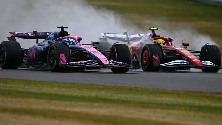 Alpine y Ferrari luchan en el GP de Gran Bretaña 2025