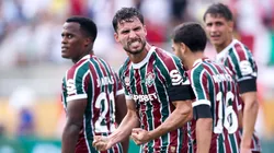 Los jugadores de Fluminense, a puro festejo.