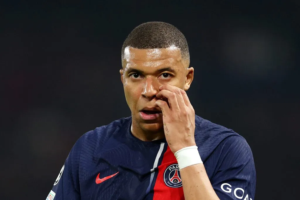 Kylian Mbappé durante su etapa en PSG (Getty Images)