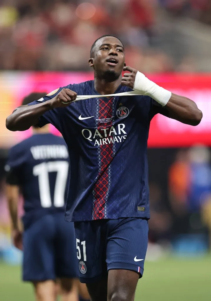 Pacho se pierde el partido ante Real Madrid por haber sido expulsado ante Bayern Múnich. (Getty Images)